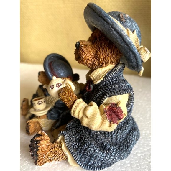 Boyd’s Bears Fine Cup of Tea mother and daughter figurine 2000 - Picture 2 of 7